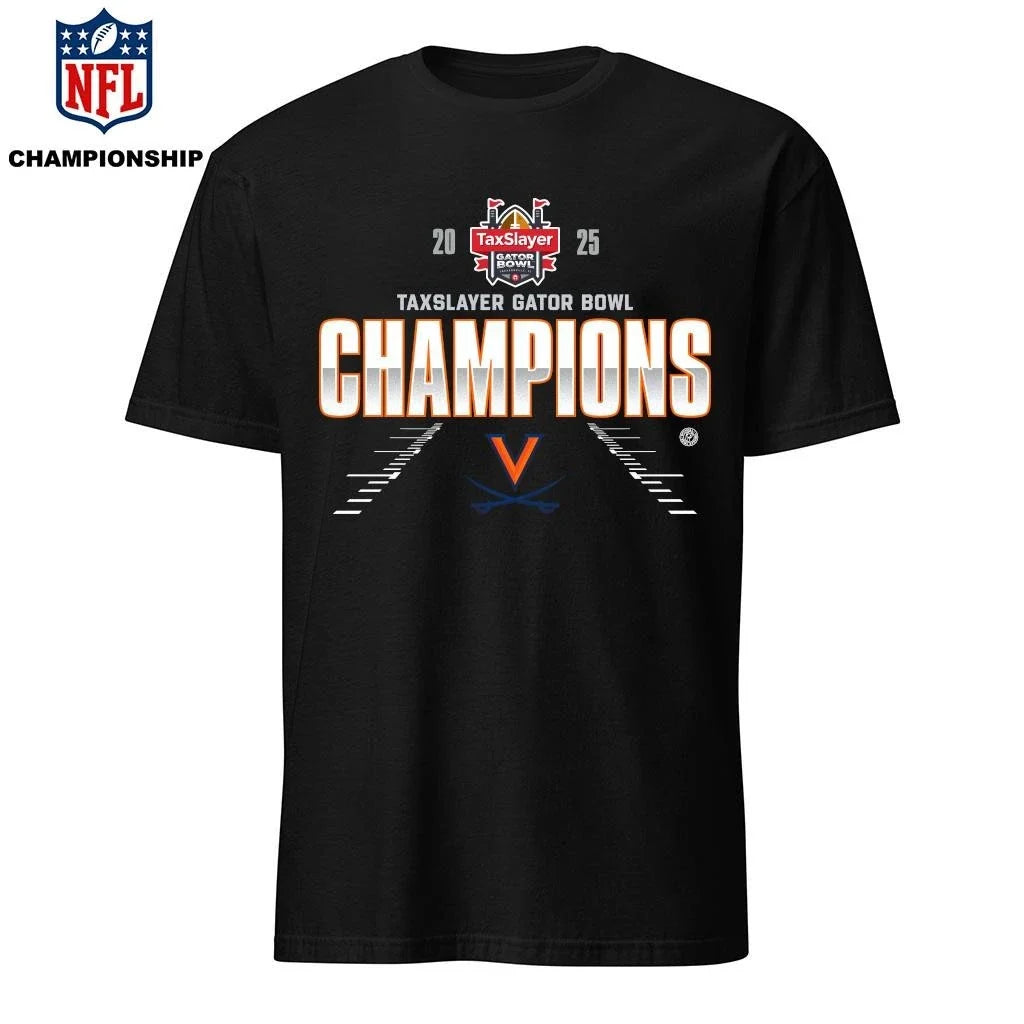 Virginia Cavaliers 2025 TaxSlayer Gator Bowl - Adult & Kids T-Shirts, Sweatshirts & Hoodies apparel design preview 1