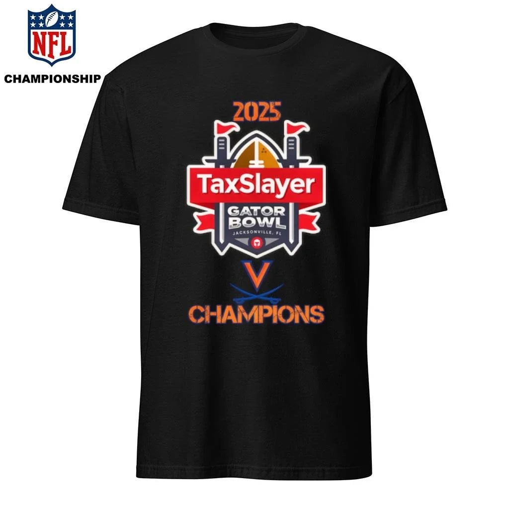 Virginia Cavaliers 2025 Texasslayer Gator Bowl - Adult & Kids T-Shirts, Sweatshirts & Hoodies apparel design preview 1