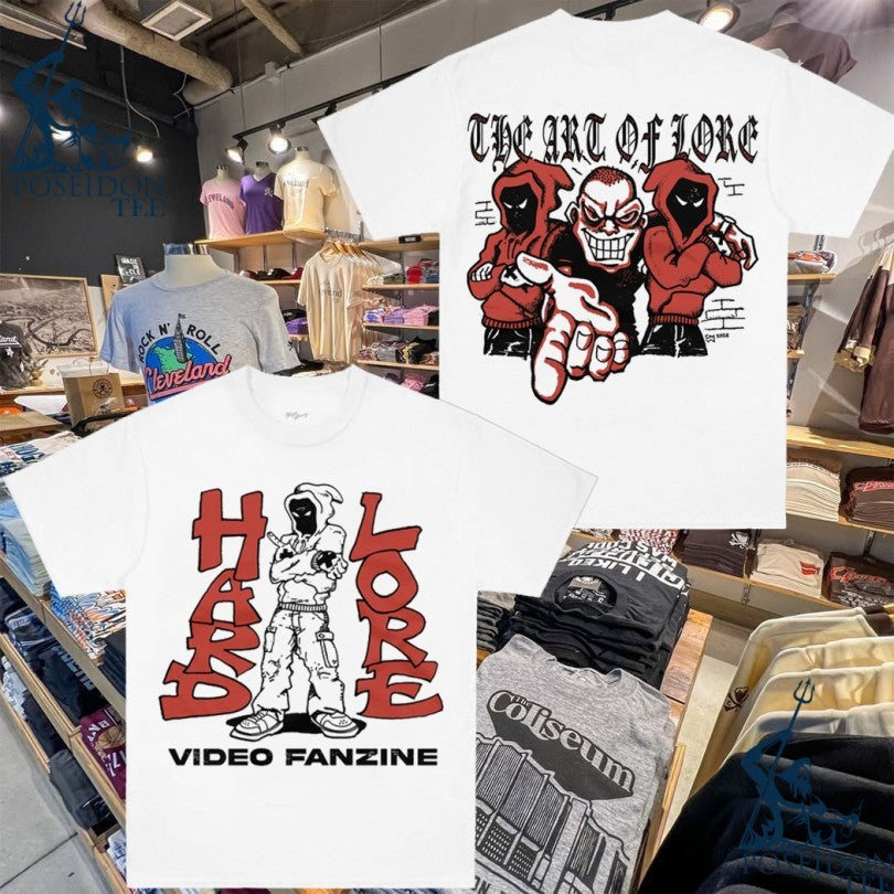 Hardlore Video Fanzine The Art Of Lore - Adult & Kids T-Shirts, Sweatshirts & Hoodies apparel design preview 1