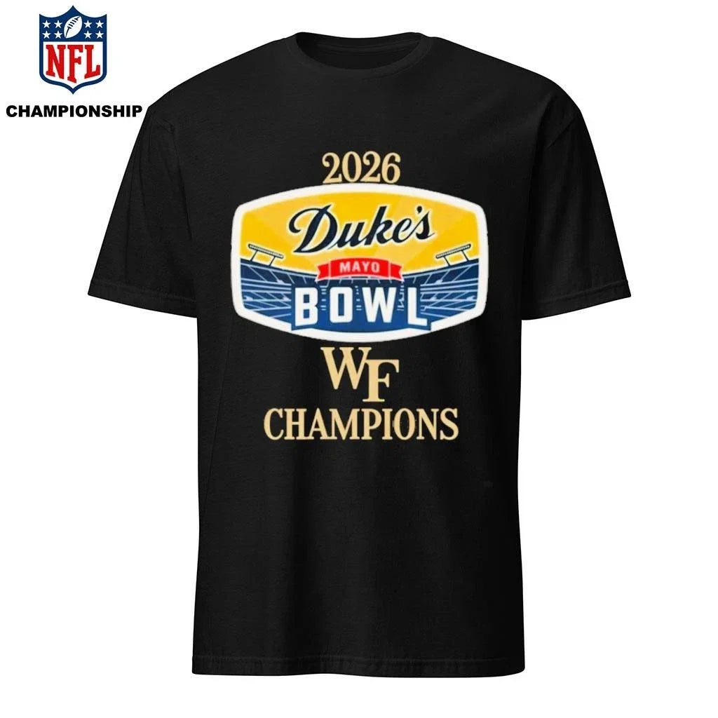 Wake Forest Demon Deacons 2026 Duke's Mayo Bowl - Adult & Kids T-Shirts, Sweatshirts & Hoodies apparel design preview 1