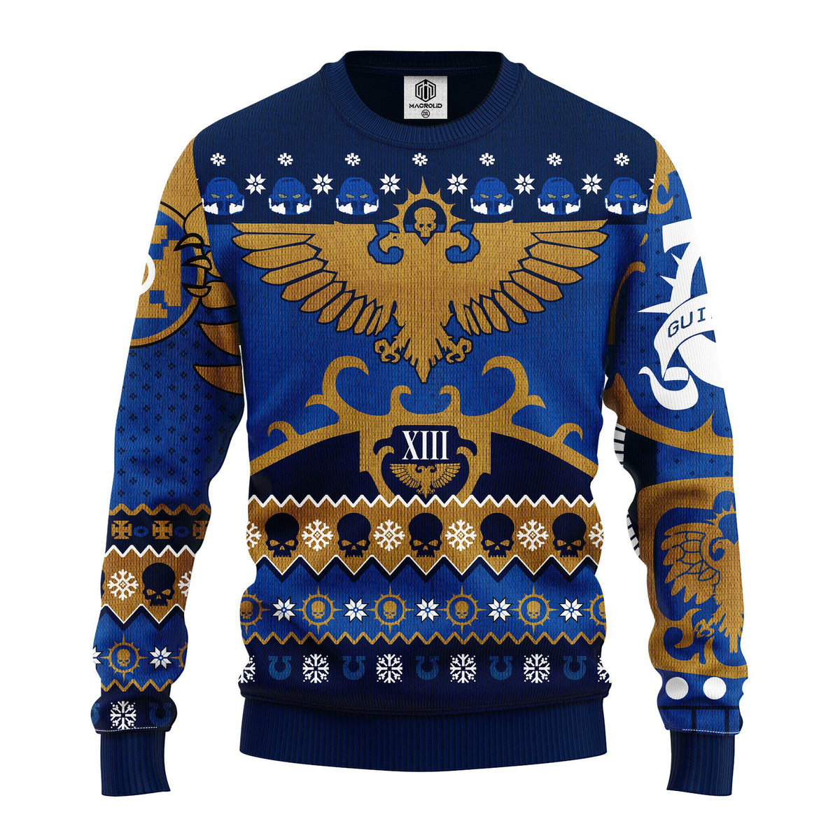 Warhammer0k blue 3D Ugly Christmas Sweater - Holiday Gift product image