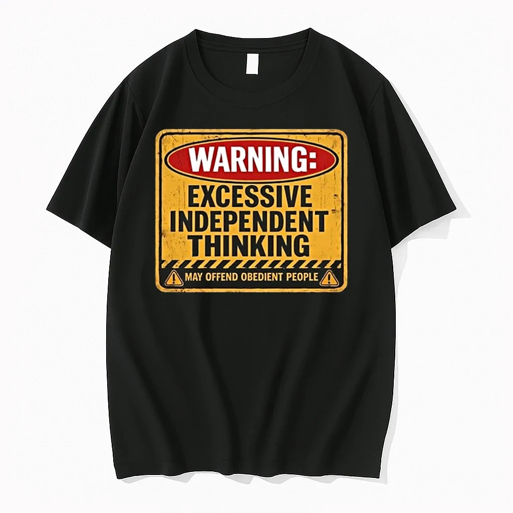 Waring Excessive Independent Thinking May Offend - Adult & Kids T-Shirts, Sweatshirts & Hoodies apparel design preview 1