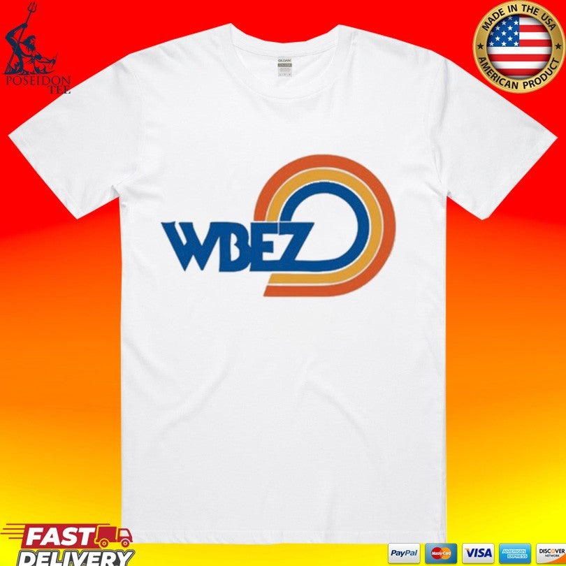 Wbez Vintage Logo White Ringer - Adult & Kids T-Shirts, Sweatshirts & Hoodies apparel design preview 1
