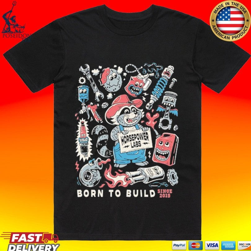Westen Champlin Born To Build Since 2019 - Adult & Kids T-Shirts, Sweatshirts & Hoodies apparel design preview 1