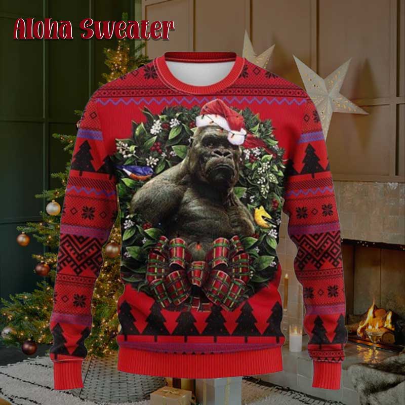 Godzilla King Of The Monsters Ugly Christmas Sweater - Holiday Gift product image 5