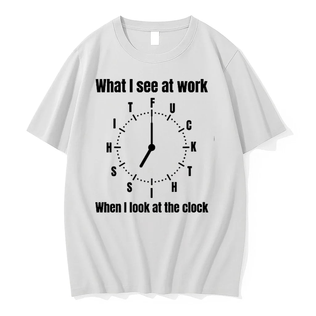What I See At Work When Look The Clock Fuck 0 Sweater - Adult & Kids T-Shirts, Sweatshirts & Hoodies apparel design preview 1