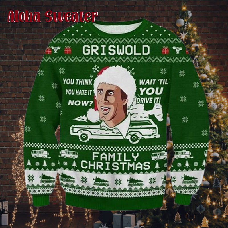 The Side Of The Nuthouse National Lampoons Christmas Vacation Ugly Christmas Sweater - Holiday Gift product image 2
