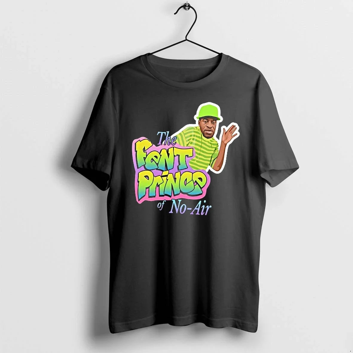 Will Smith Wearing The Fent Prince Of No Air George - Adult & Kids T-Shirts, Sweatshirts & Hoodies apparel design preview 1