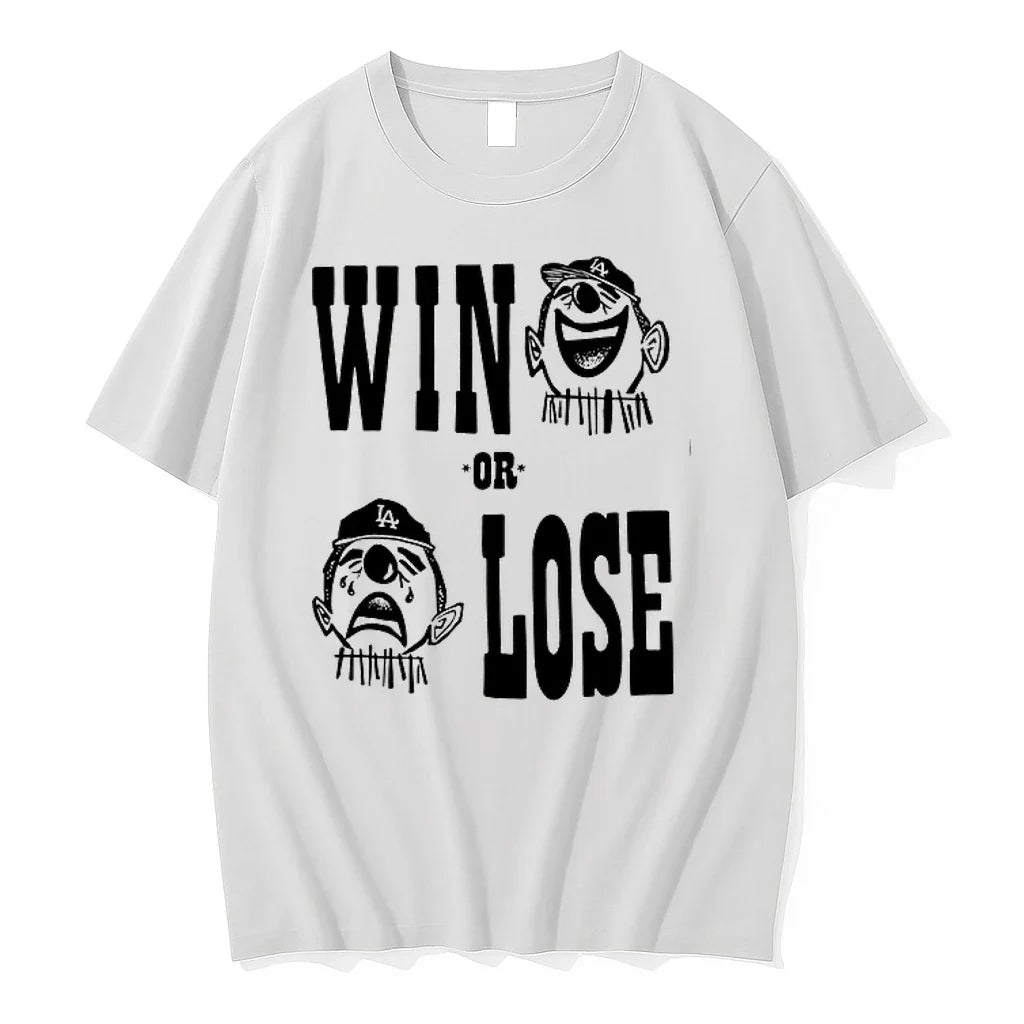Win Or Lose Laughing And Rying Clown Character 0 - Adult & Kids T-Shirts, Sweatshirts & Hoodies apparel design preview 1