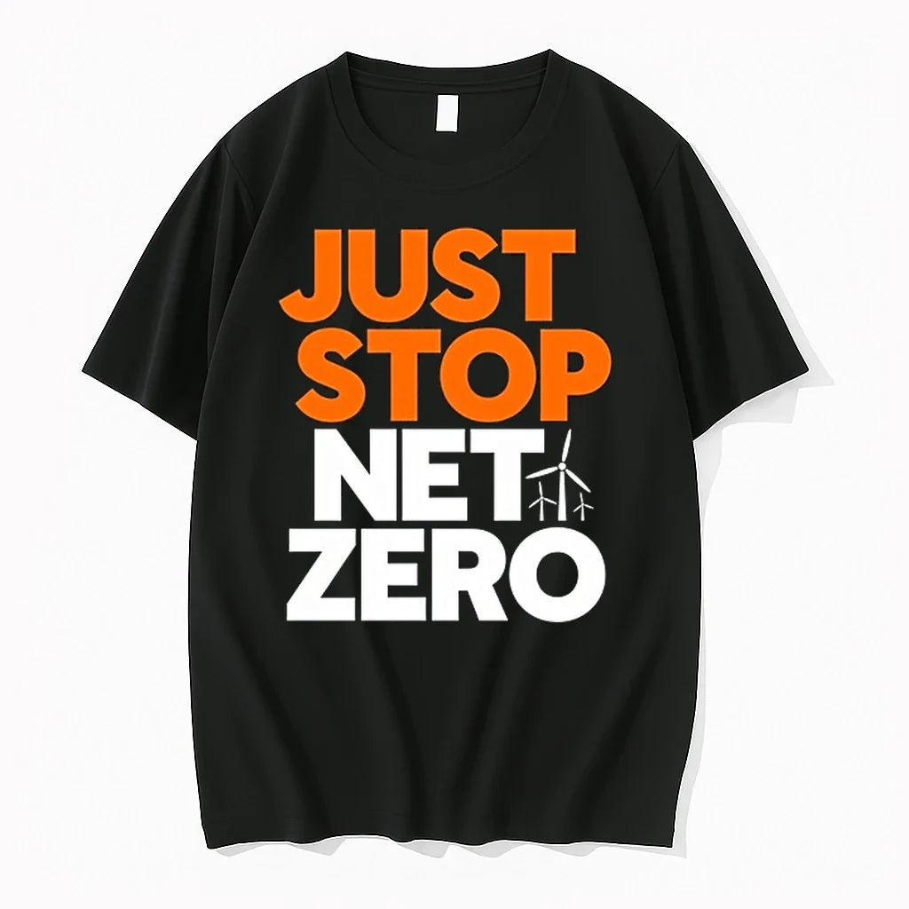 Wind Turbine Just Stop Net Zero 0 Sweater - Adult & Kids T-Shirts, Sweatshirts & Hoodies apparel design preview 1