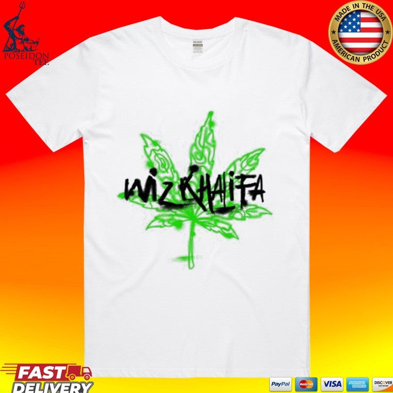 Wiz Khalifa Graffiti Leaf - Adult & Kids T-Shirts, Sweatshirts & Hoodies apparel design preview 1