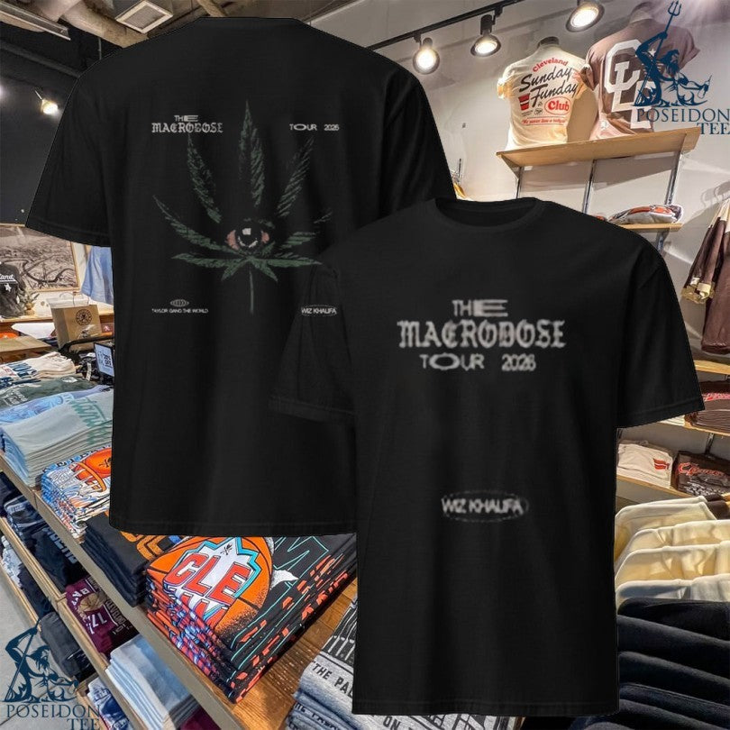 Wiz Khalifa Macrodose Seeing Eye Leaf - Adult & Kids T-Shirts, Sweatshirts & Hoodies apparel design preview 1