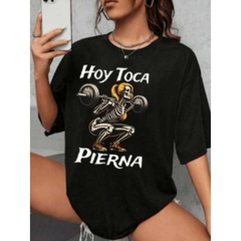 Black Cotton Skeleton Weightlifting Pijena Print - Adult & Kids T-Shirts, Sweatshirts & Hoodies apparel design preview 1