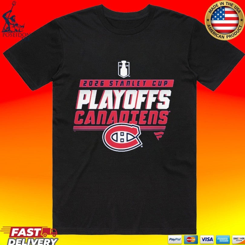 Women's Montreal Canadiens 2026 Stanley Cup Playoffs - Adult & Kids T-Shirts, Sweatshirts & Hoodies apparel design preview 1