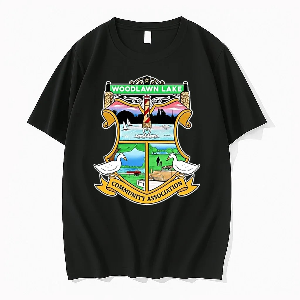 Woodlawn Lake Community Association In San Antonio - Adult & Kids T-Shirts, Sweatshirts & Hoodies apparel design preview 1