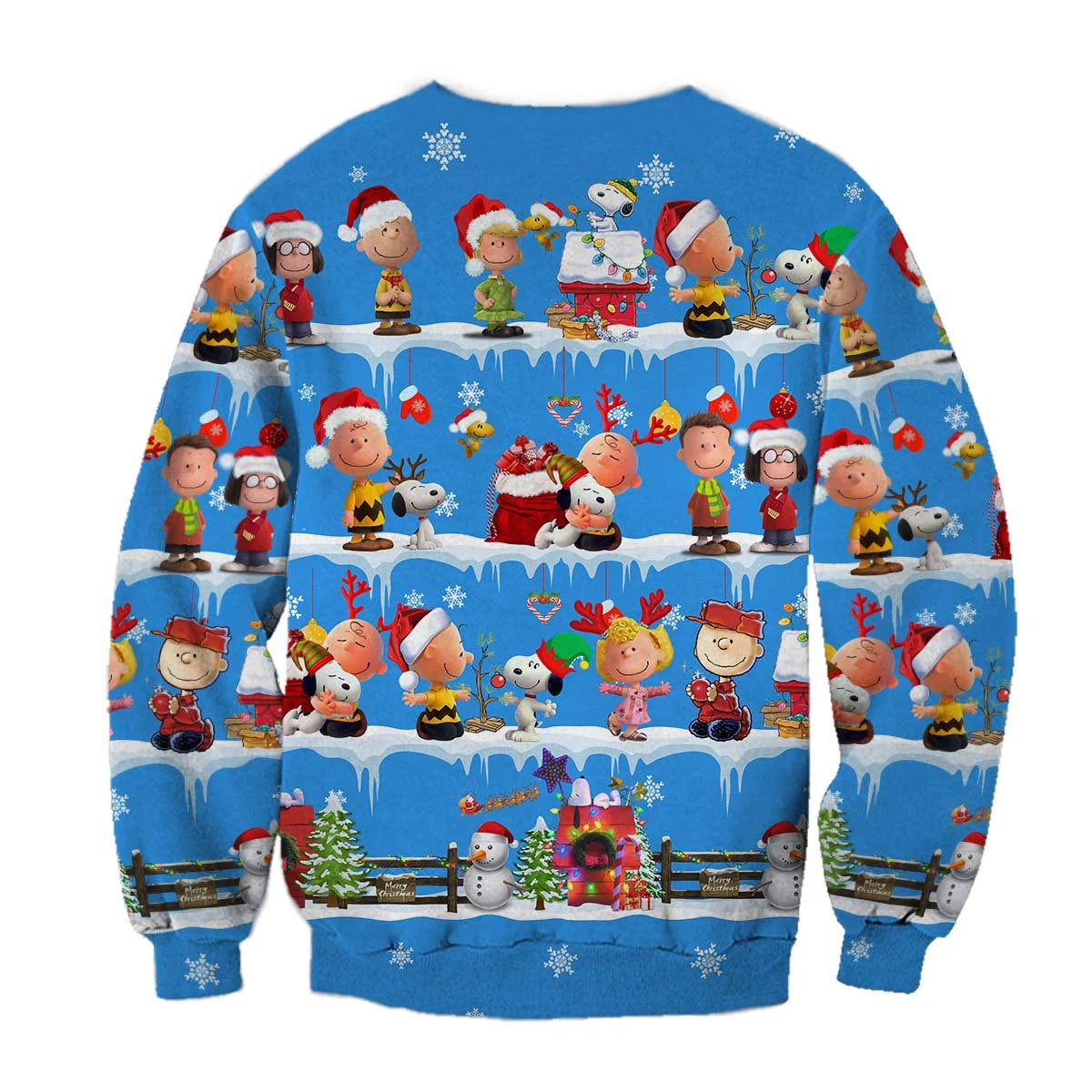 The Peanuts pattern Xmas 3D Christmas Sweater - Holiday Gift product image 3