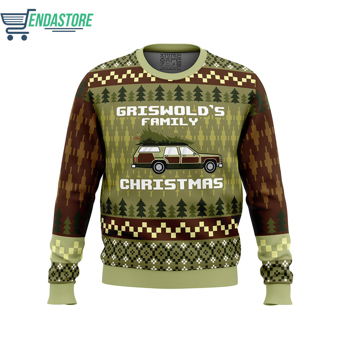 Stihl Horror Leatherface Chainsaw Halloween 3D Christmas Sweater - Holiday Gift product image 3