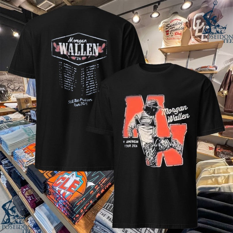 Morgan Wallen Still The Problem Tour 2026 - Adult & Kids T-Shirts, Sweatshirts & Hoodies apparel design preview 1