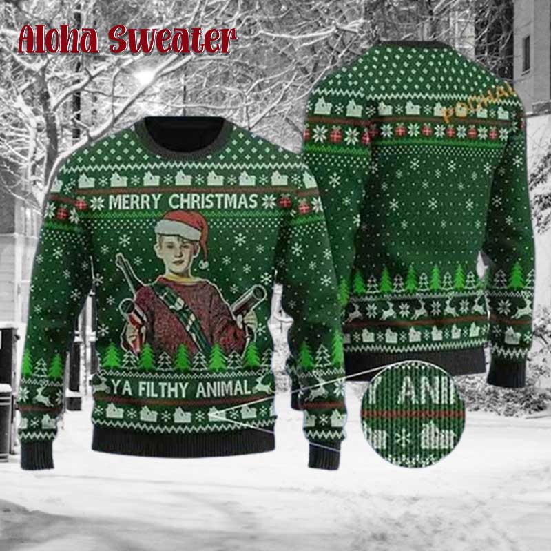 Xmas Sticky Bandits Home Alone Ugly Christmas Sweater - Holiday Gift product image 2