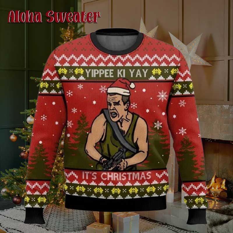 Nakatomi Corporation Christmas Party 1988 Ugly Christmas Sweater - Holiday Gift product image 5