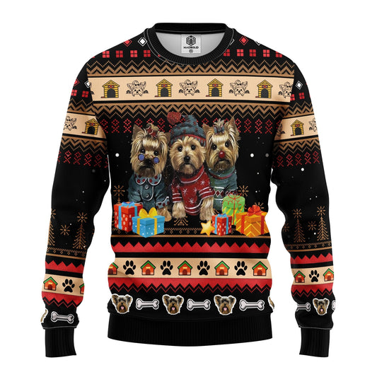 Yorkshire 3D Ugly Christmas Sweater - Holiday Gift product image