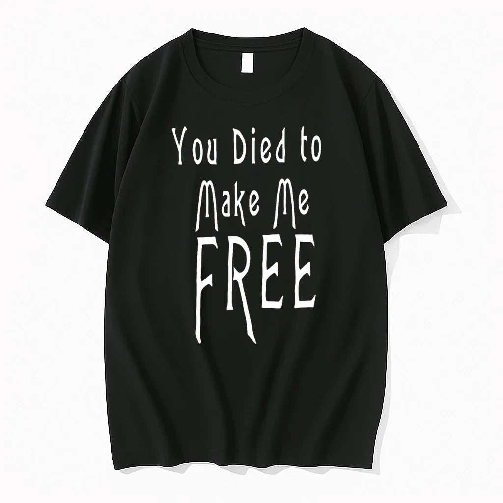 You Died To Make Me Free 0 Sweater - Adult & Kids T-Shirts, Sweatshirts & Hoodies apparel design preview 1