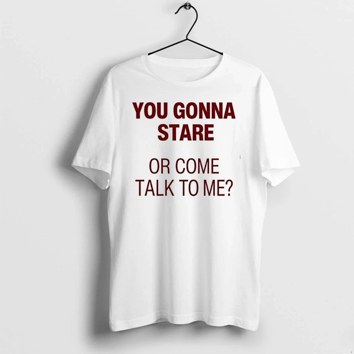 You Gonna Stare Or Come Talk To Me 0 Sweater - Adult & Kids T-Shirts, Sweatshirts & Hoodies apparel design preview 1