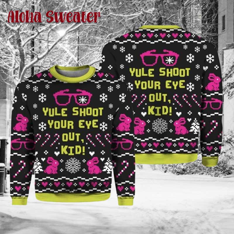Snot Face Drop Dead Fred A Christmas Story Ugly Christmas Sweater - Holiday Gift product image 5